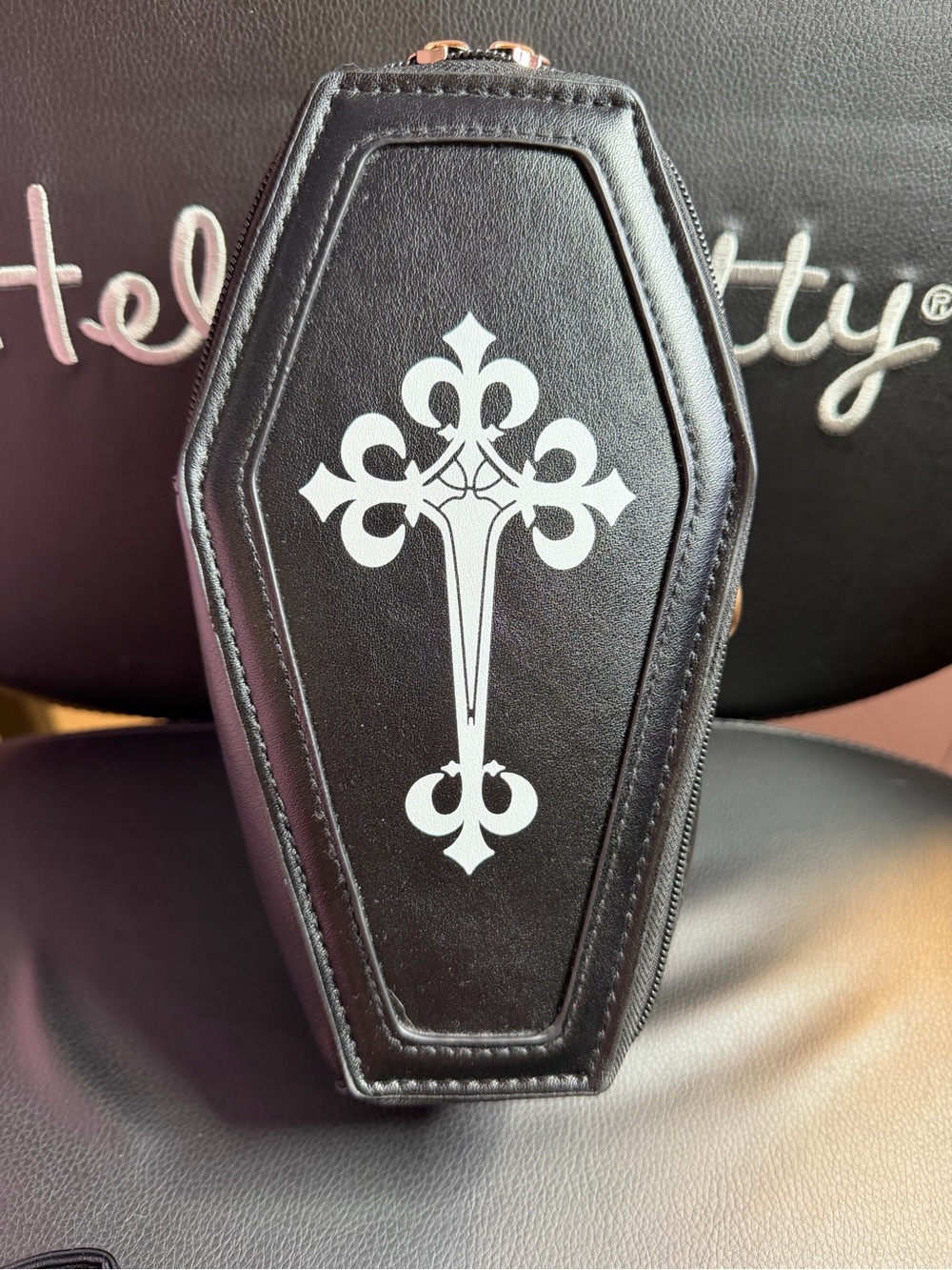 Gothic Coffin Cross Crossbody